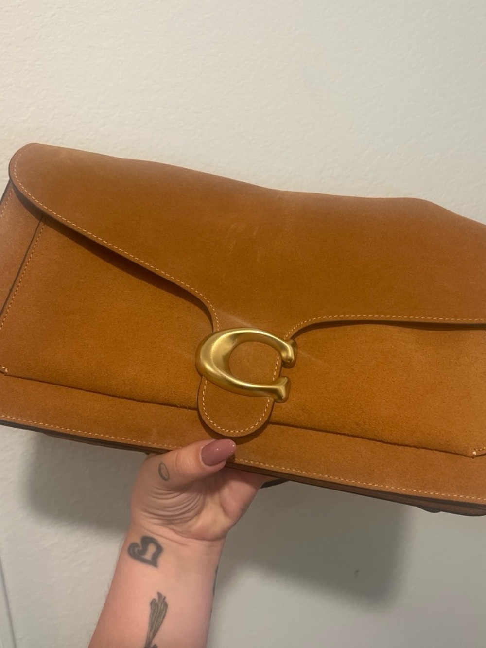 Coach Tabby 36 in Caramel/Brass